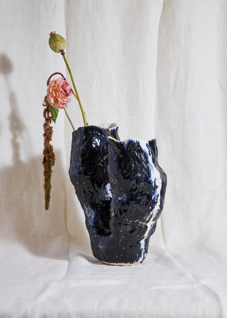 Marthine Spinnangr Sculpture Artwork Ceramic Unique Handmade Ukiyo Vase Glazed The Ode To