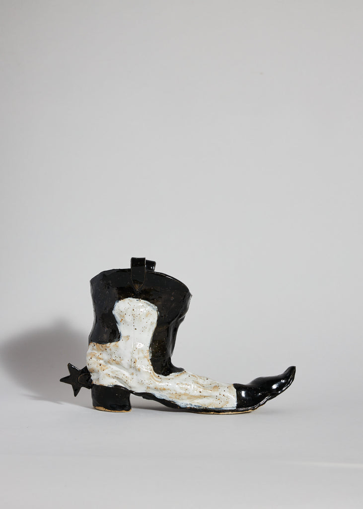 Nanna Stech Everyday Objects Boot Sculpture Handmade artwork Ceramic Shoe art