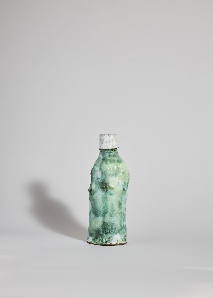 Nanna Stech Everyday Objects Sculpture Bottle Handmade Ceramic