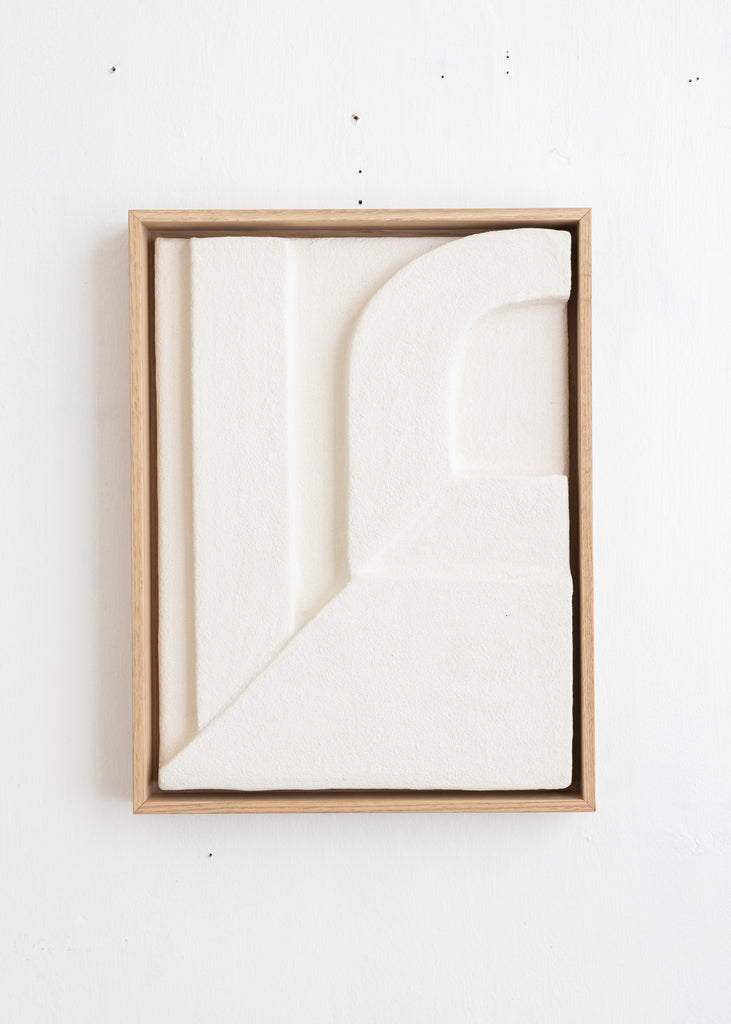 Natasja Lykke Jensen Archway Relief No.2 Artwork Handmade Minimalistic Art Sculpture Unique 