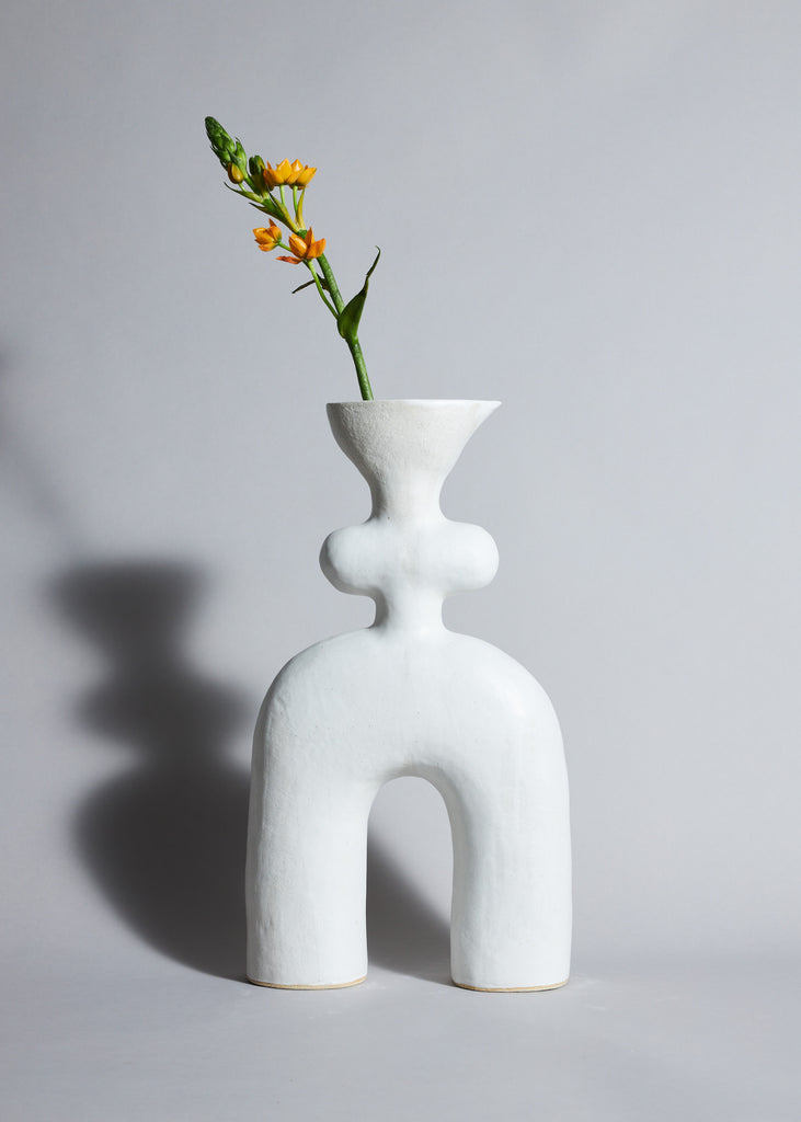 Haniwa Warrior Sculpture Vase Noe Kuremoto Unique Artwork Handmade 