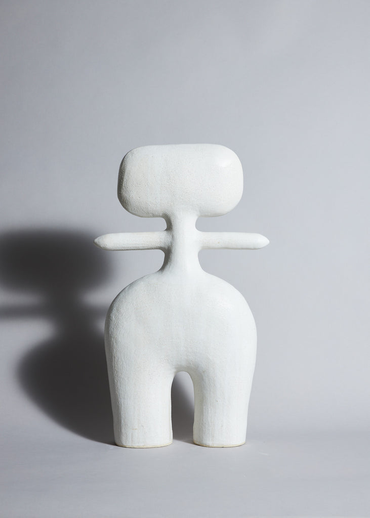 Noe Kuremoto Haniwa Warrior Artwork Handmade Sculpture vase Ceramic Art