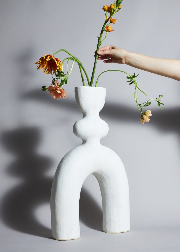 Noe Kuremoto Haniwa Warrior Artwork Handmade Vase Sculpture Ceramic Artwork Unique