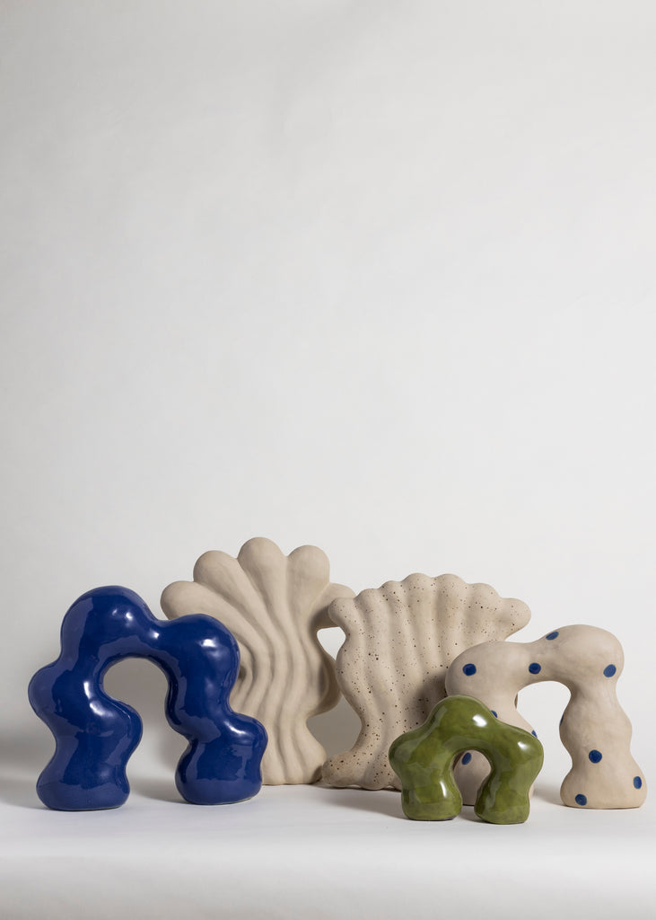 Paula Atelier Våg Sculpture Artwork Ceramic Handmade Artwork Unique 