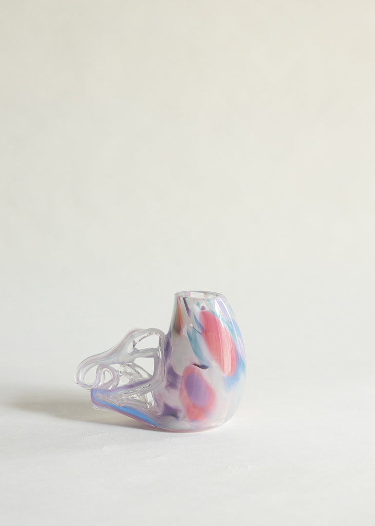 Saga Sandström Rainbow Vase Handmade Glass Art 