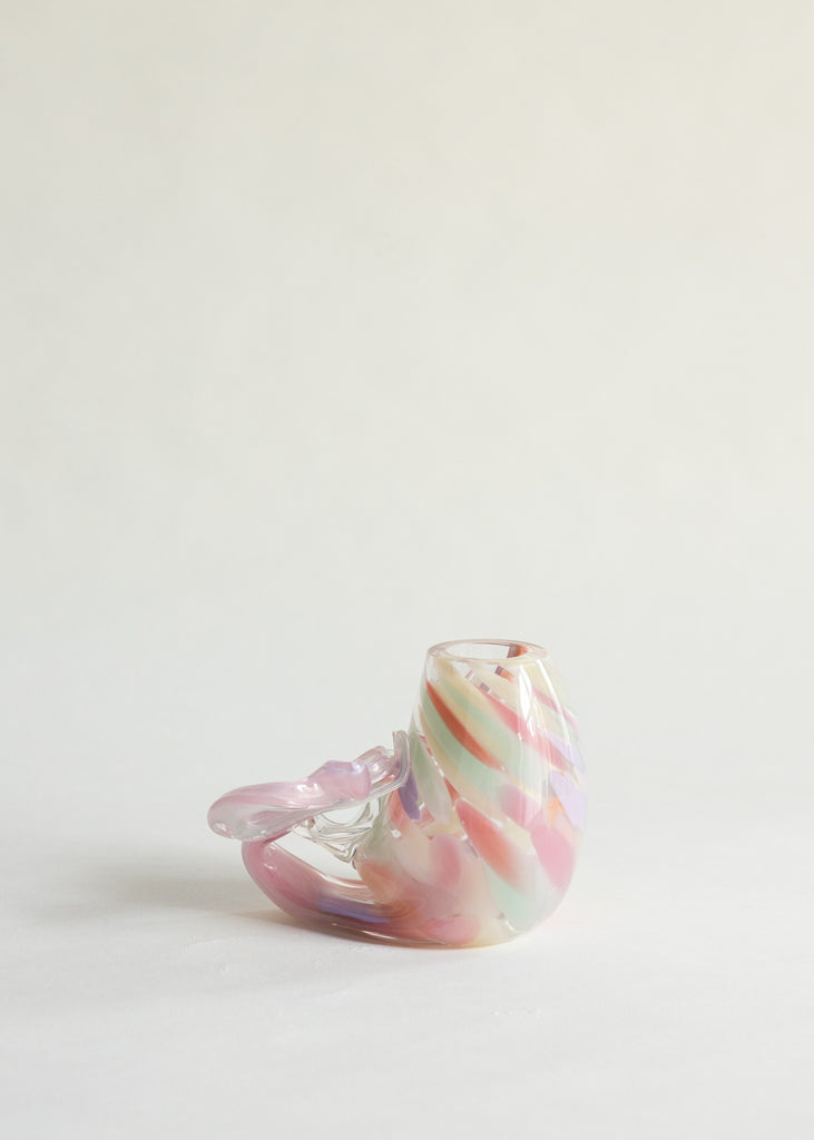 Saga Sandström Rainbow Vase Handmade Unique Sculpture Glass Art 