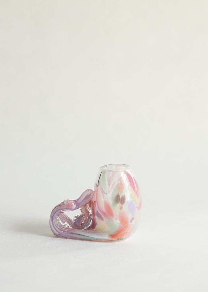 Saga Sandström Rainbow Vase Unique Artwork Glass 