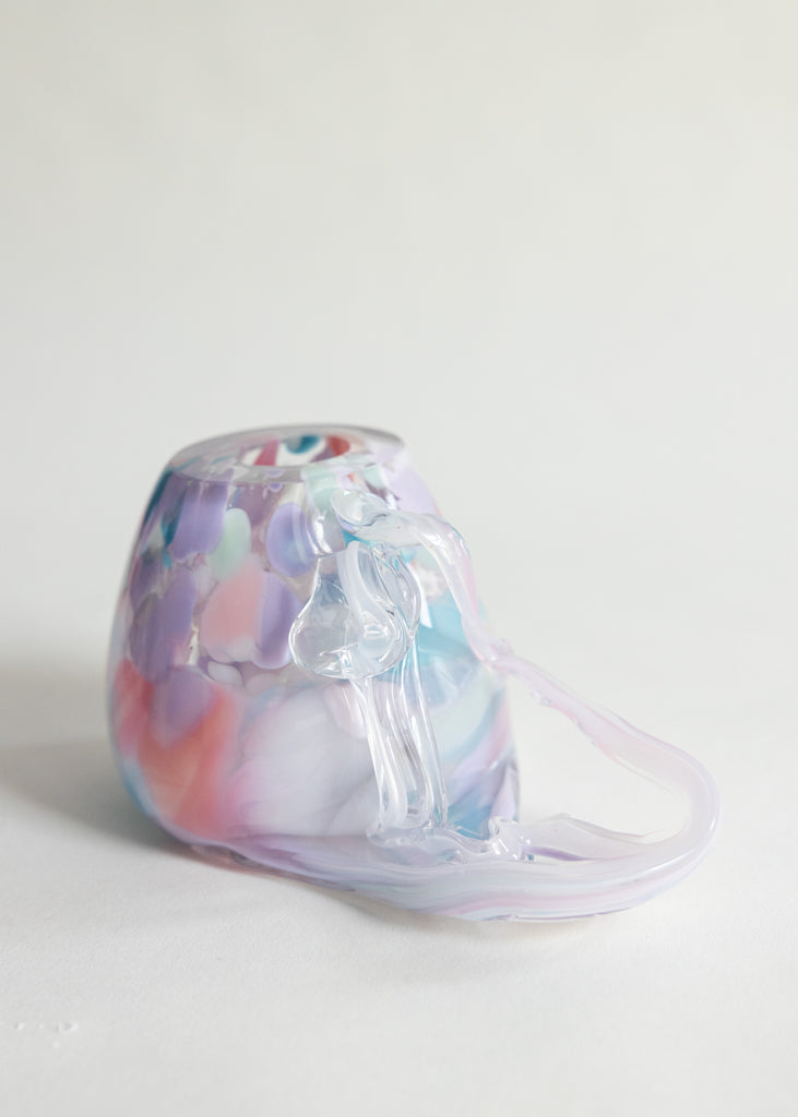 Saga Sandström Handmade Artwork Glass Unique Rainbow Vase 