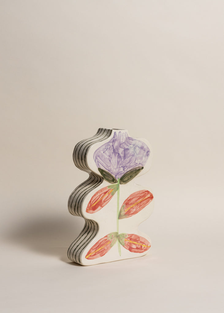 Samantha Kerdine Fleurs Au Repos Artwork Handmade Sculpture Vase 