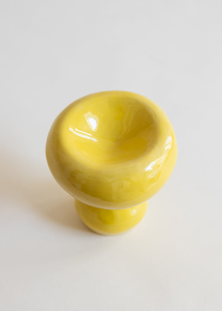 Sanna Holmberg Bowl Yellow Artwork Ceramic Art