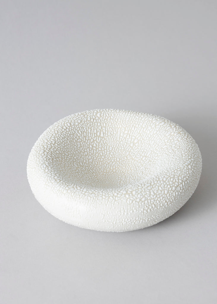 Sanna Holmberg White Bowl Handmade Artwork Sculpture