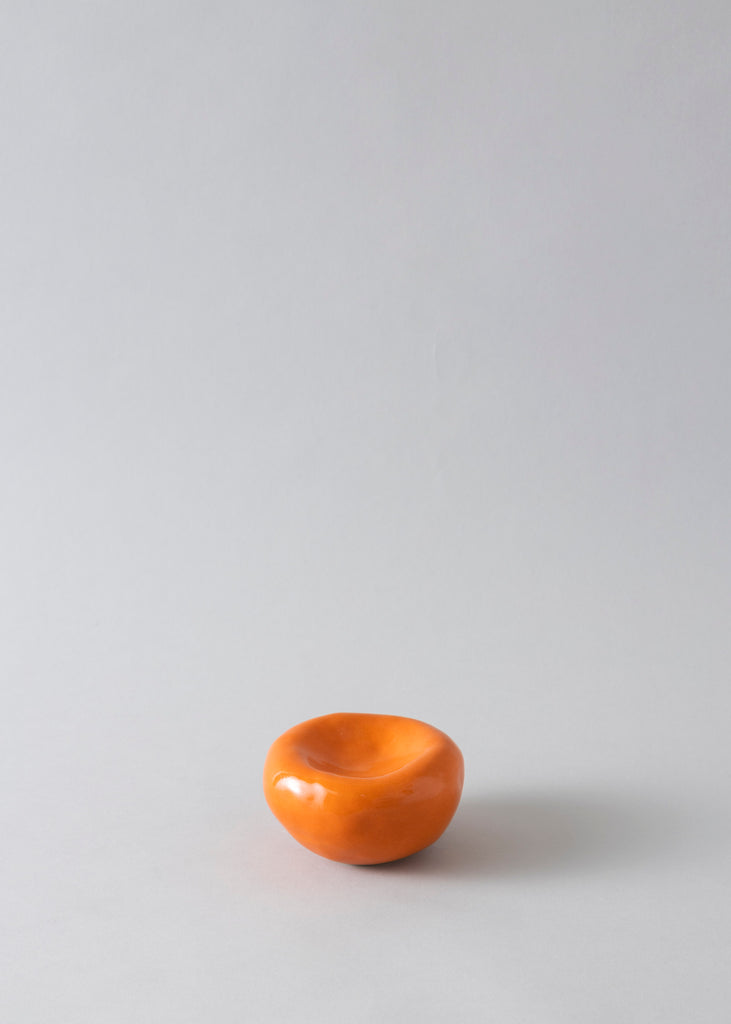 Bowl Sanna Holmberg Handmade Artwork Orange Sculpture