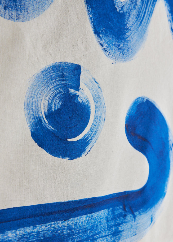  Sanna Holmberg Pattern Textile Artwork Handmade Unique Blue Art