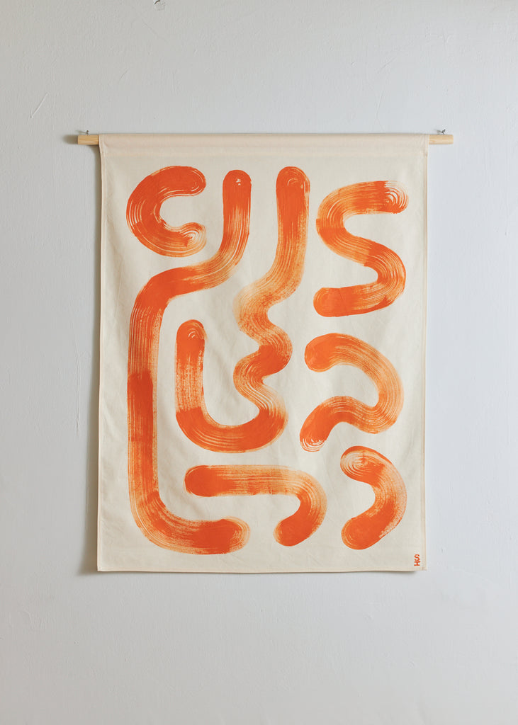 Sanna Holmberg Pattern Textile Artwork Handmade Painting