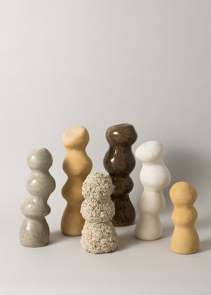 Sanna Holmberg Stacks Sculpture Original Artwork Collectable Art Handmade Ceramic Abstract Organic Shape Minimalistic Collection