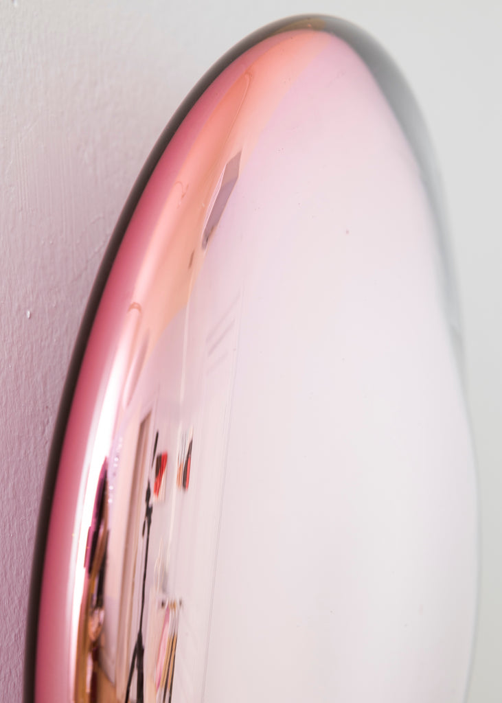 Sara Lundkvist Handmade Glass Portal Unique Artwork Wall Sculpture Pink  