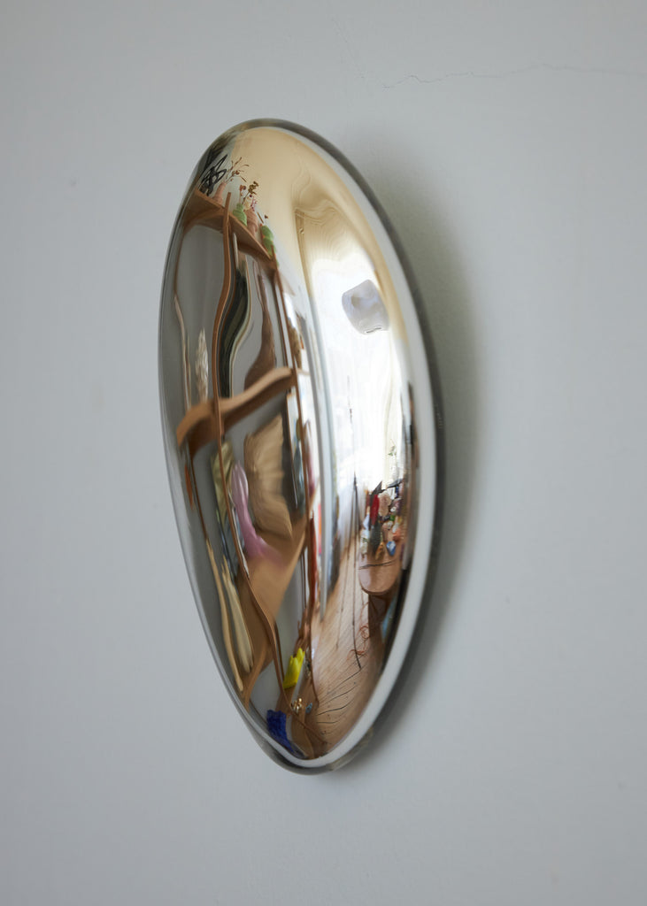 Sara Lundkvist Portal Glass Artwork Sculpture Handmade Colourful Silver Unique Wall Artwork