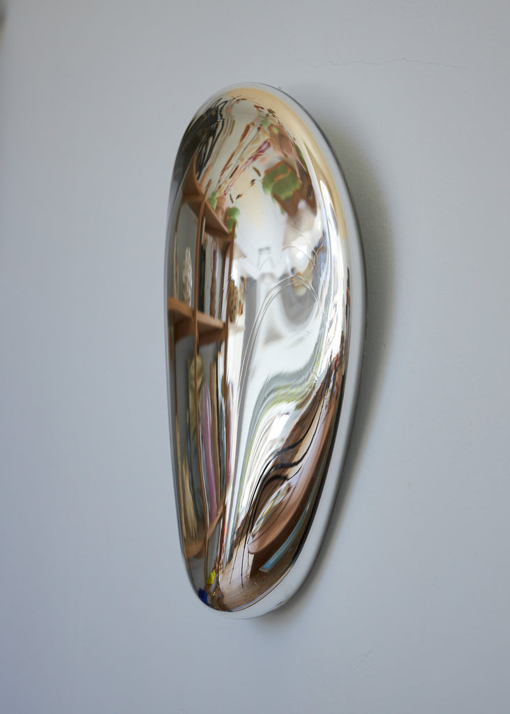 Sara Lundkvist Portal Glass Artwork Sculpture Handmade Silver Unique Wall Art