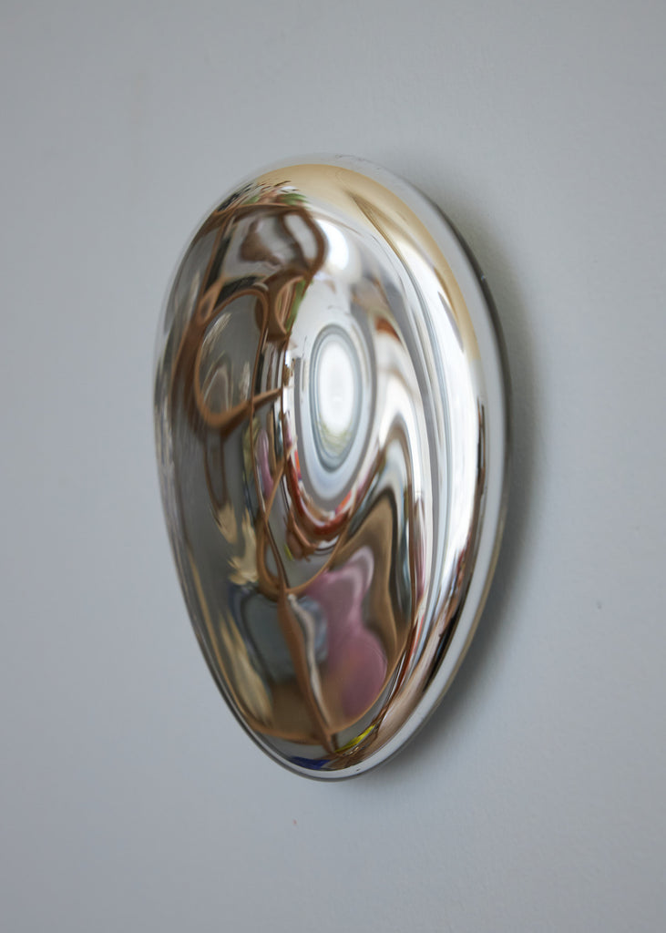 Sara Lundkvist Portal Silver Glass Art Sculpture Handmade