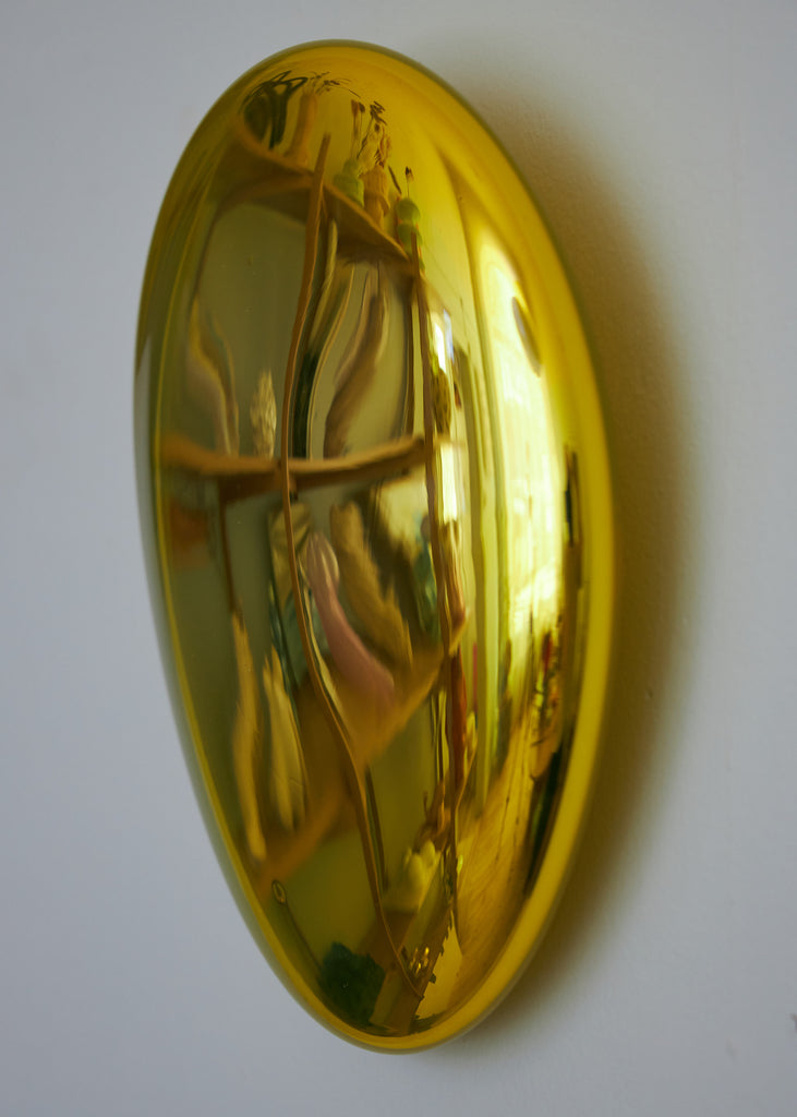 Sara Lundkvist Portal Gold Glass Artwork Handmade