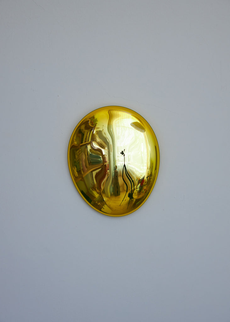 Sara Lundkvist Portal Silver Glass Artwork Handmade Golden 