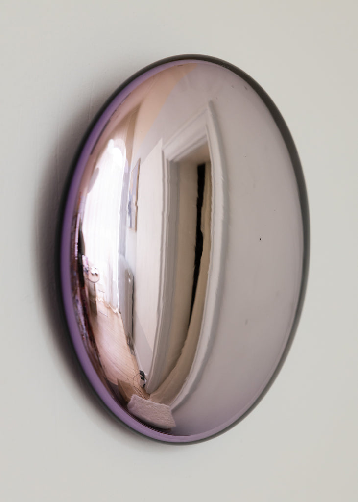 Sara Lundkvist Portal Wall Sculpture Purple Art Unique Handmade Glass The Ode To