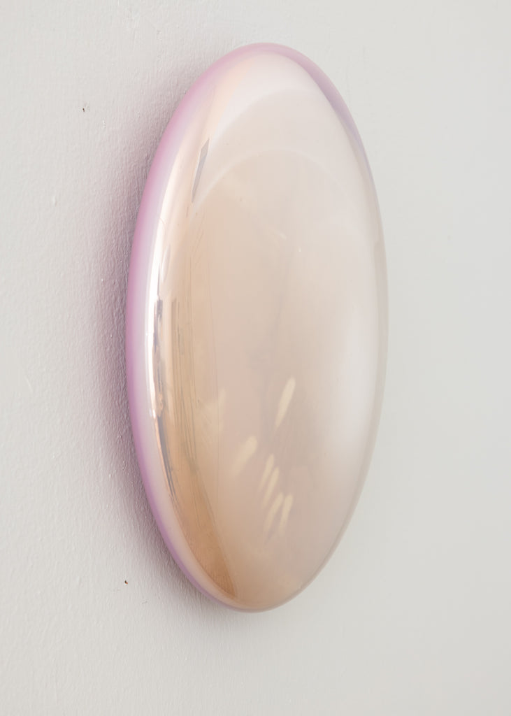  Sara Lundkvist Portal Handmade Wall Sculpture Unique Glass Art Pink