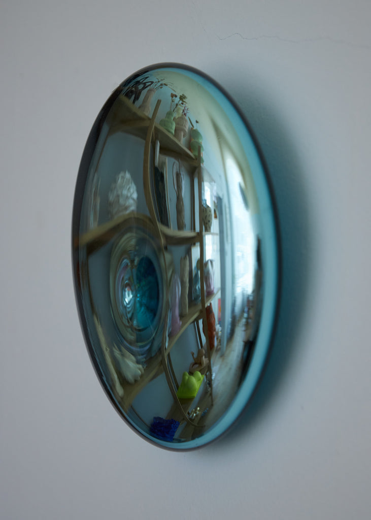 Sara Lundkvist Portal Glass Artwork Sculpture Handmade Colourful Silver Unique Wall Art
