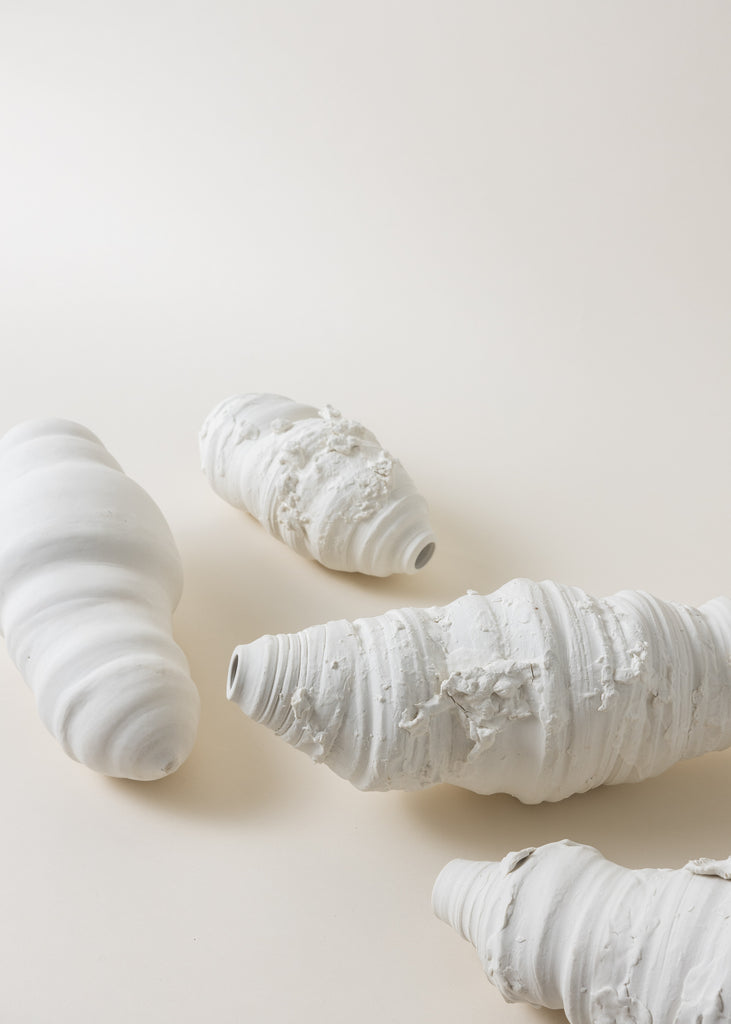 Sara Mirkhani Our Eternal Body Sculpture Minimalistic Handmade Artwork Art Piece Clay Sculptural
