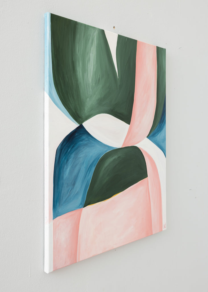 Sara Ödman Becoming Artwork Handmade Painting  Abstract Wall Att