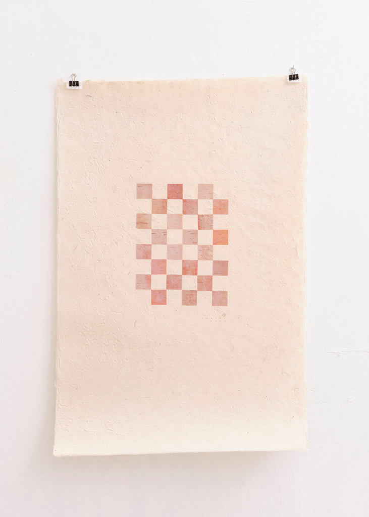 Sarita Interwoven Sarah Wallengren Handmade Artwork Birch Unique Minimalistic Artwork