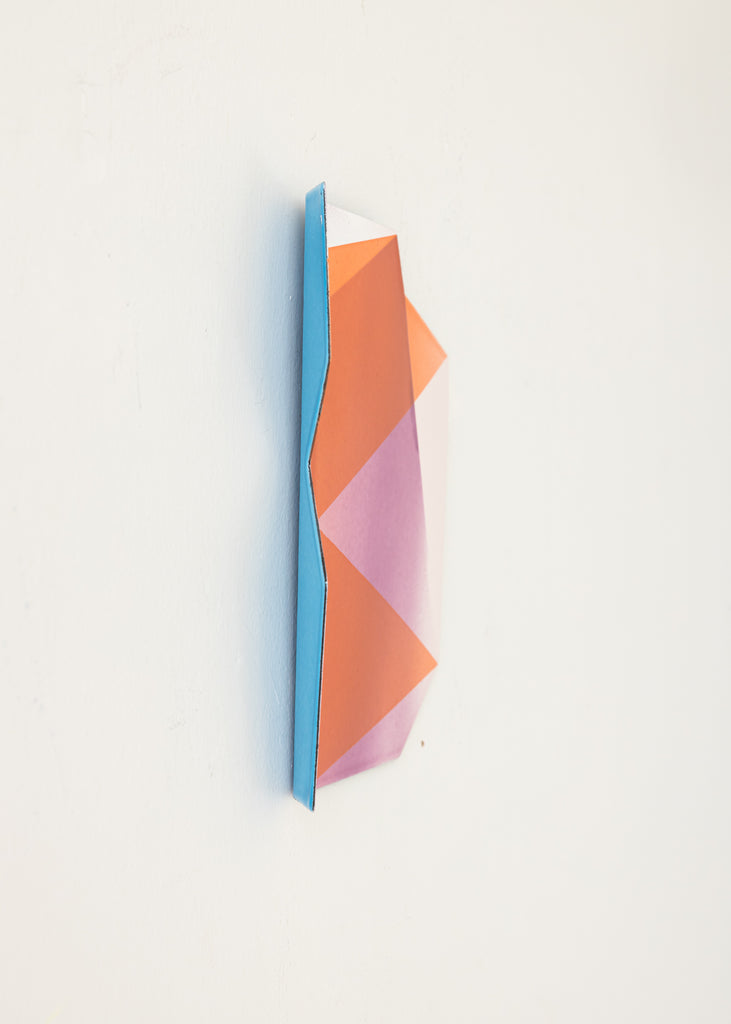Alexandra Severinsson Cut And Fold Sculpture Colourful Contemporary Artwork Modern Wall Art Handmade Original Abstract Art