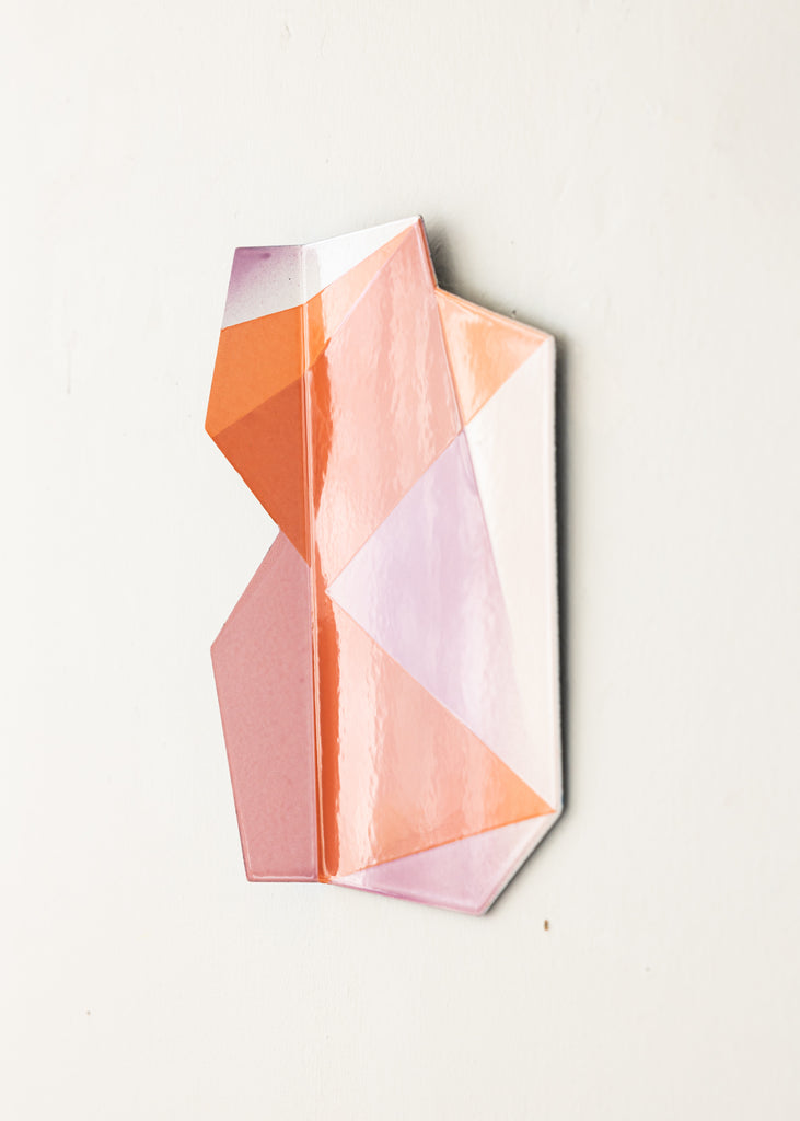 Alexandra Severinsson Cut And Fold Sculpture Colourful Contemporary Artwork Modern Wall Art Handmade Original Mixed Media