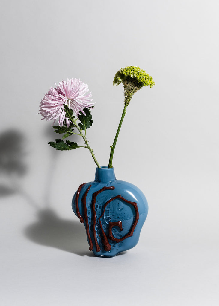 Silje Lindrup vase sculpture Tursus artwork handmade glass unique