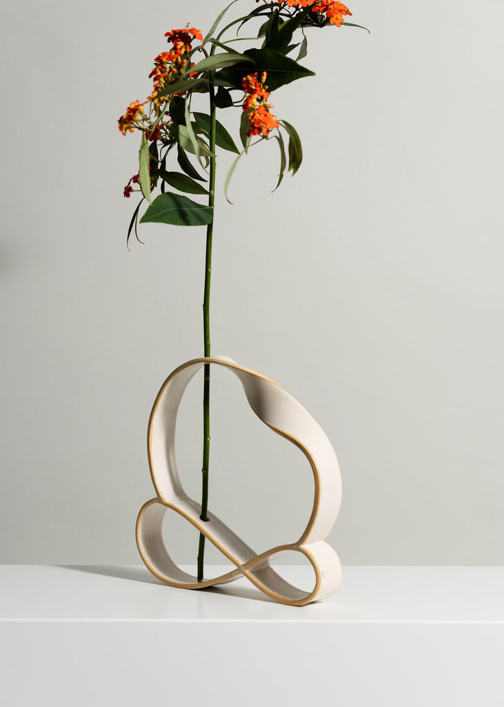 Slorence Ring Vase Sculpture Handmade Artwork Unique 