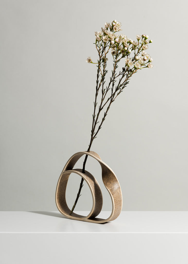 Slorence Ring Vase Sculpture Handmade Artwork Unique Ceramics