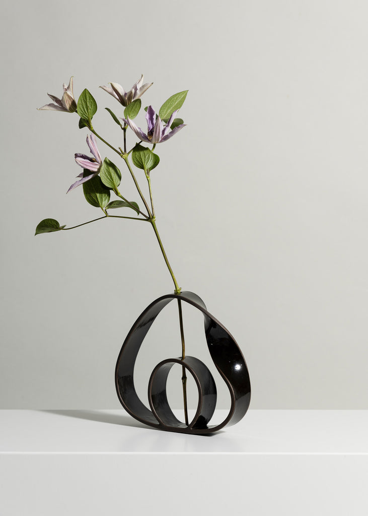 Slorence Ring Vase Sculpture Handmade Artwork Unique 