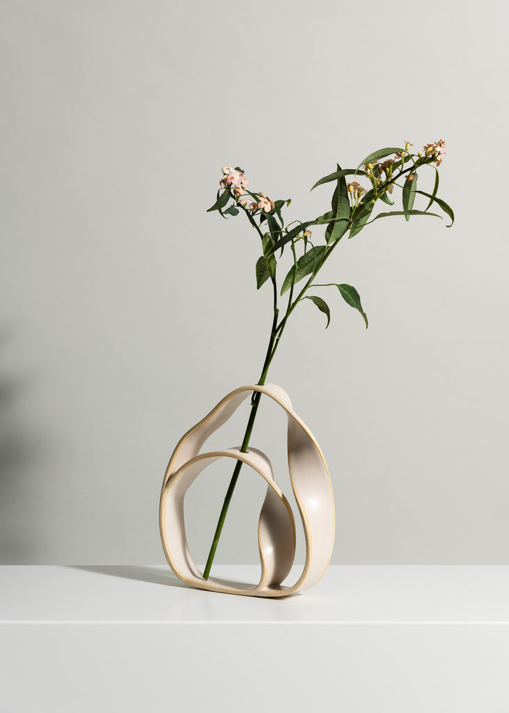 Slorence Ring Vase Sculpture Handmade Artwork Unique Art