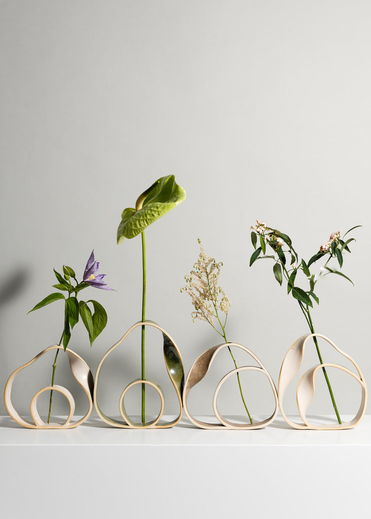 Slorence Ring Vases Sculptures Handmade Artwork Unique 