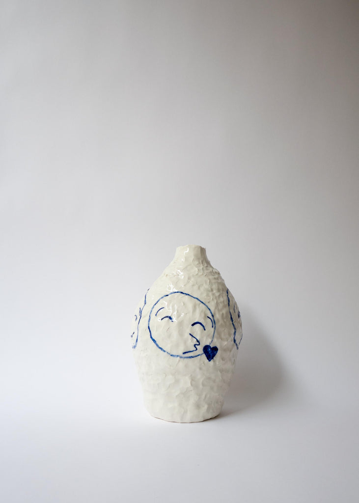 Sofi Gunnstedt Kiss Emoji Handmade Vase