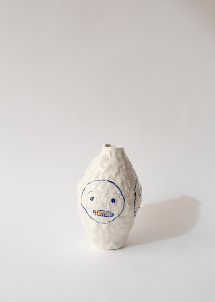 Sofi Gunnstedt Handmade Grin Emoji Vase
