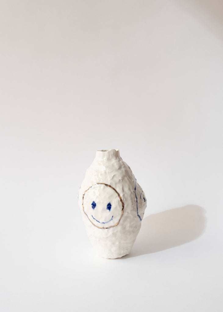 Sofi Gunnstedt Grin Emoji Porcelain Vase