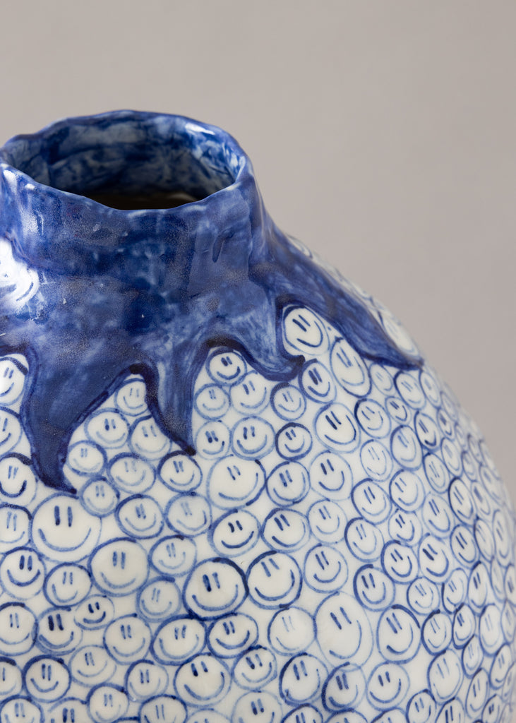 Sofi Gunnstedt Emoji Vase Handmade Artwork Playful Art Smilies 