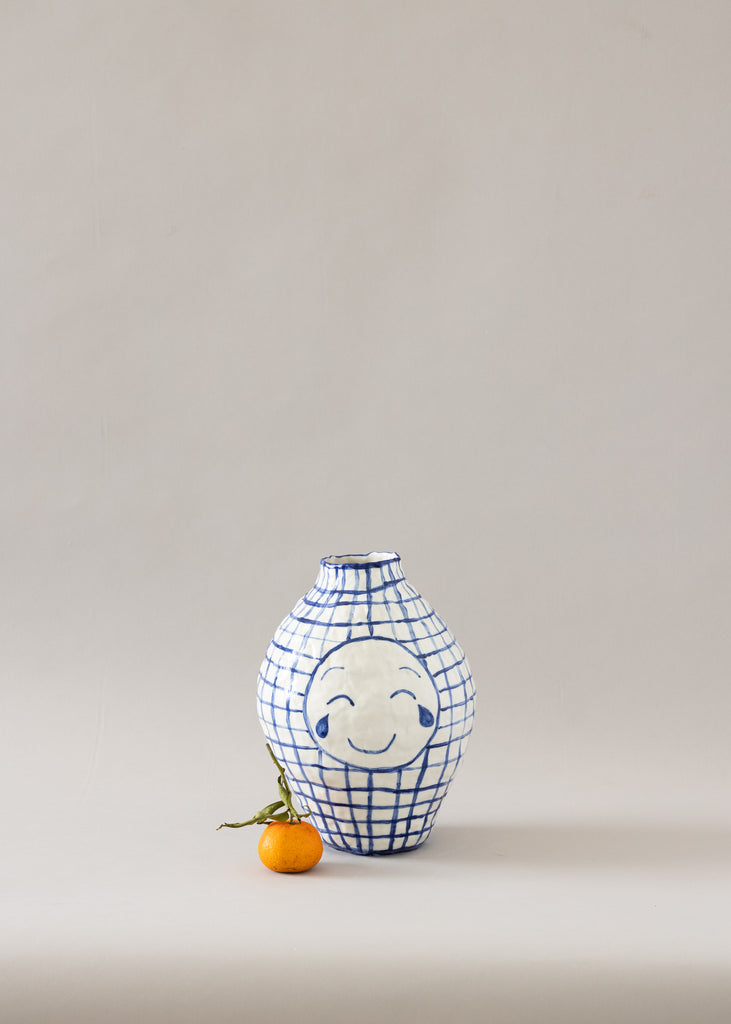 Sofi Gunnstedt Handmade Vase Artwork Emoji Vase