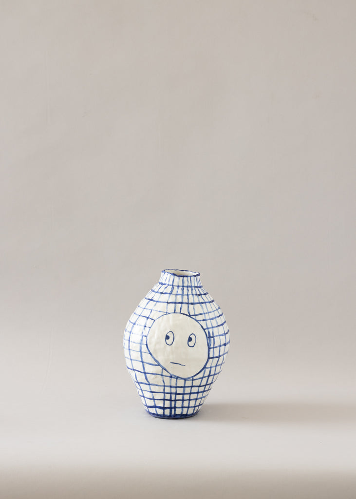 Sofi Gunnstedt Handmade Vase Artwork :)/:( Smiling Art