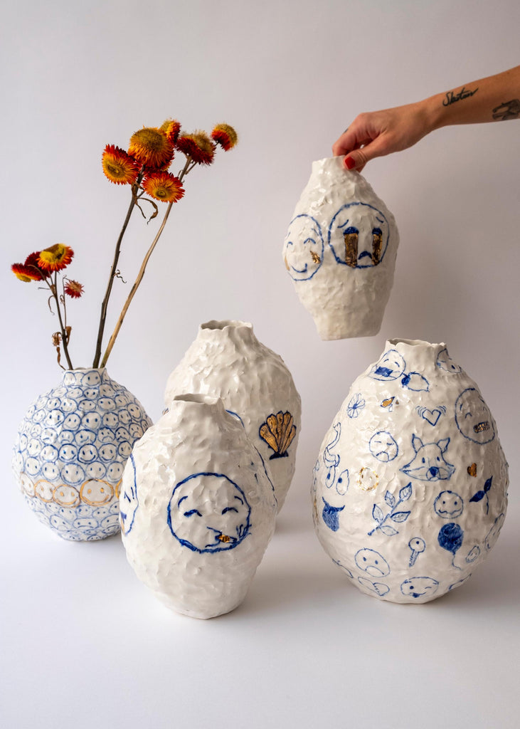 Sofi Gunnstedt Handmade Porcelain Vases