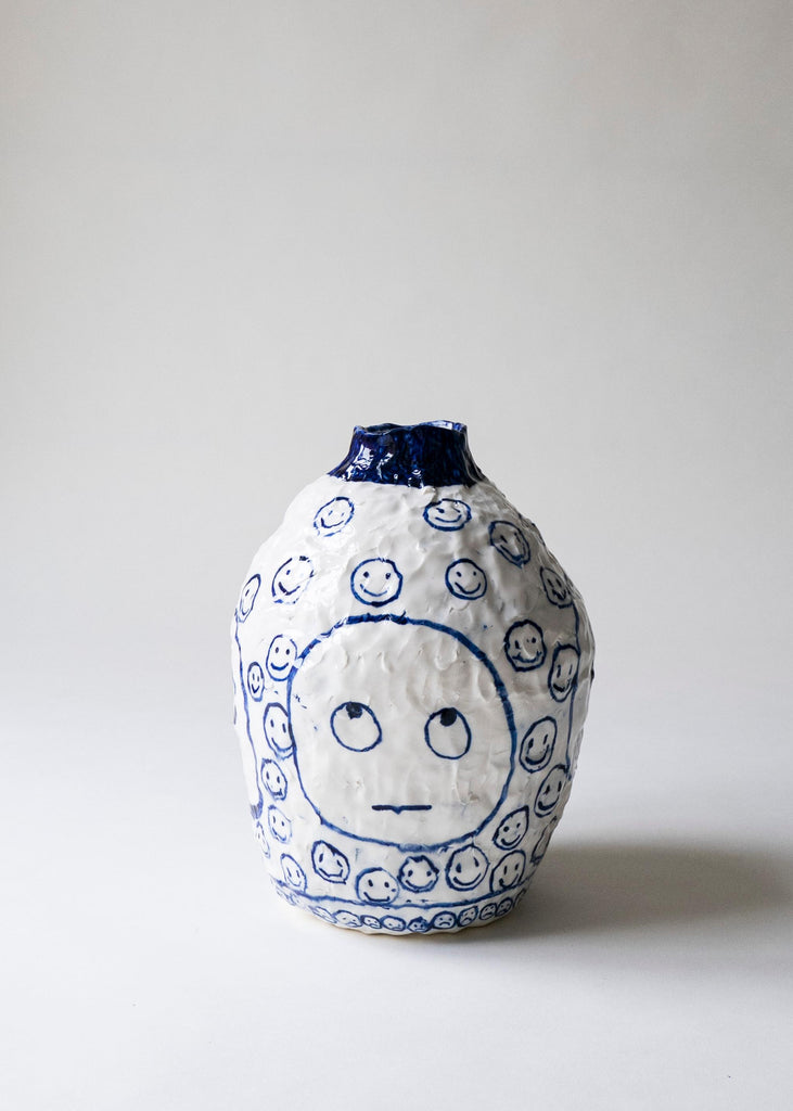 Sofi Gunnstedt Unique Porcelain Vase Emoji