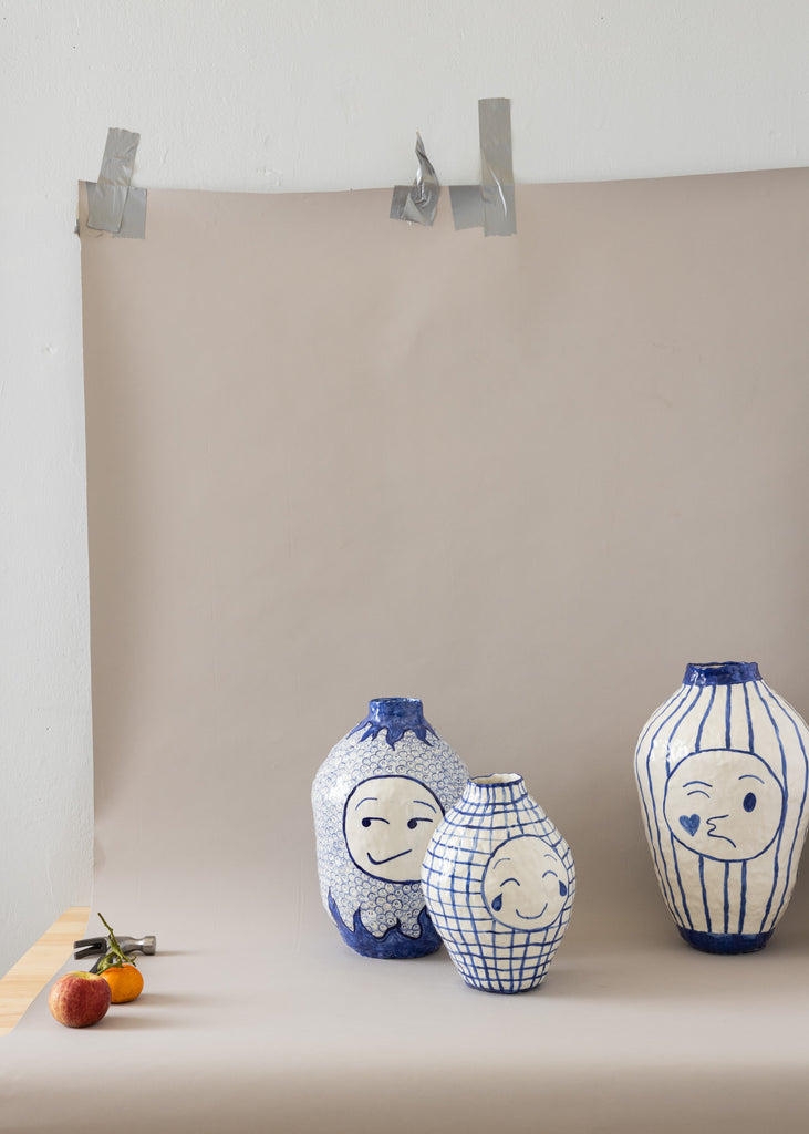 Sofi Gunnstedt Emoji Vase Handmade Artworks Vases