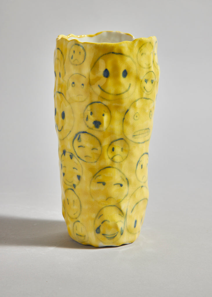 Sofi Gunnstedt Emoji Vessel Vase Handmade Unique
