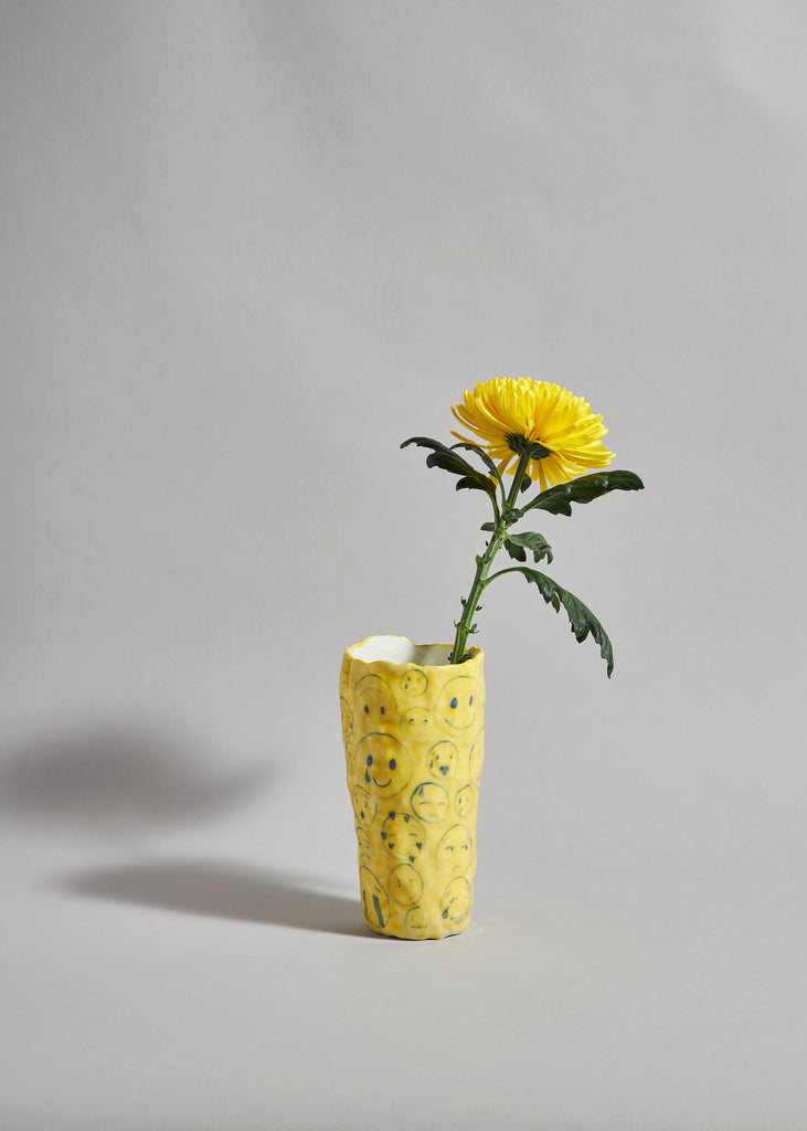 Sofi Gunnstedt Emoji Vessel Vase Handmade Ceramic